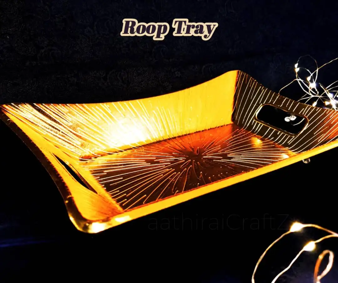 Roop Golden Pooja / Decorative PlatesThingal Essentials LLP