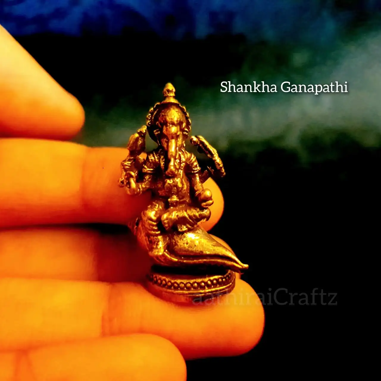 Shankha Ganapathi MiniatureThingal Essentials LLP