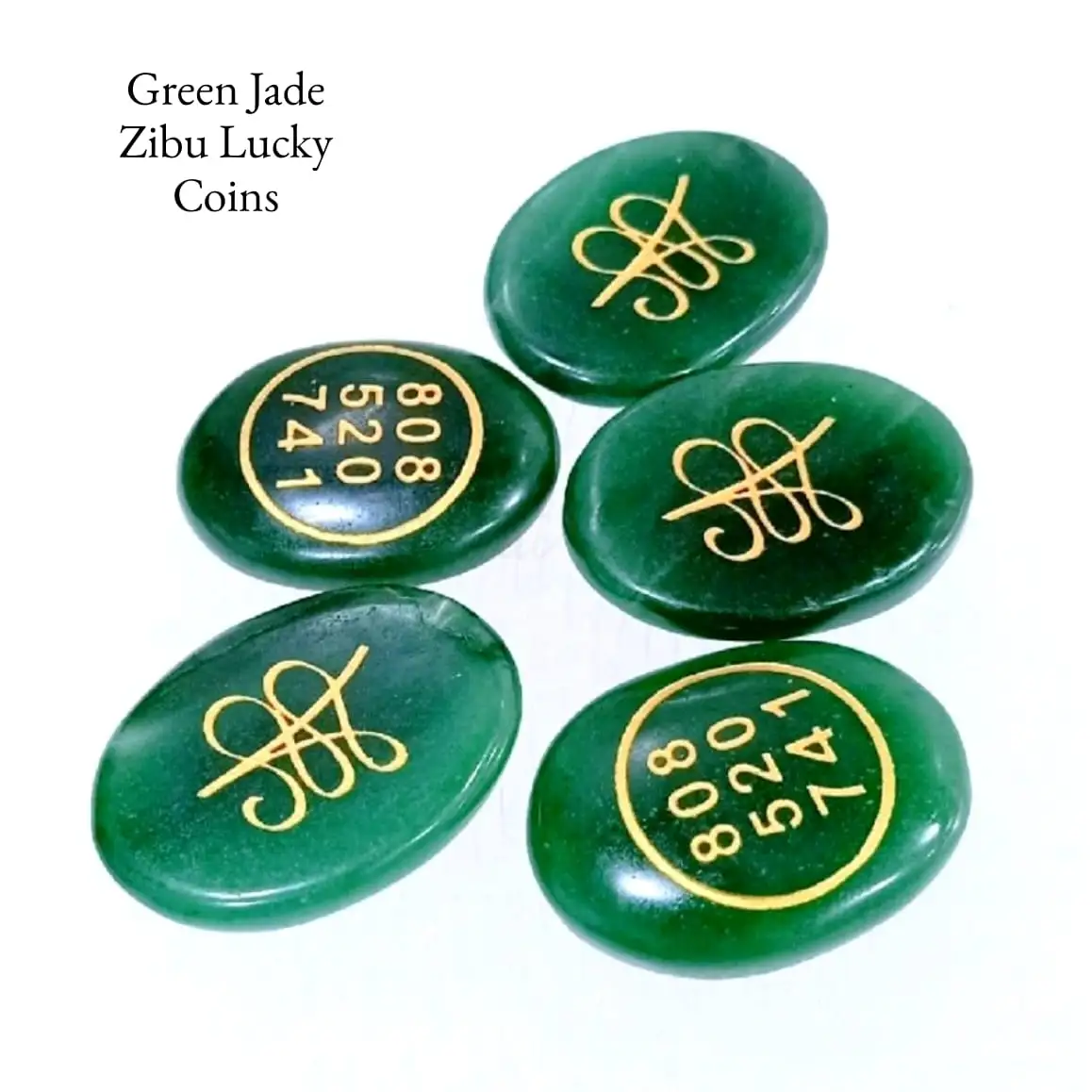 Green Jade Zibu Coin - secondary