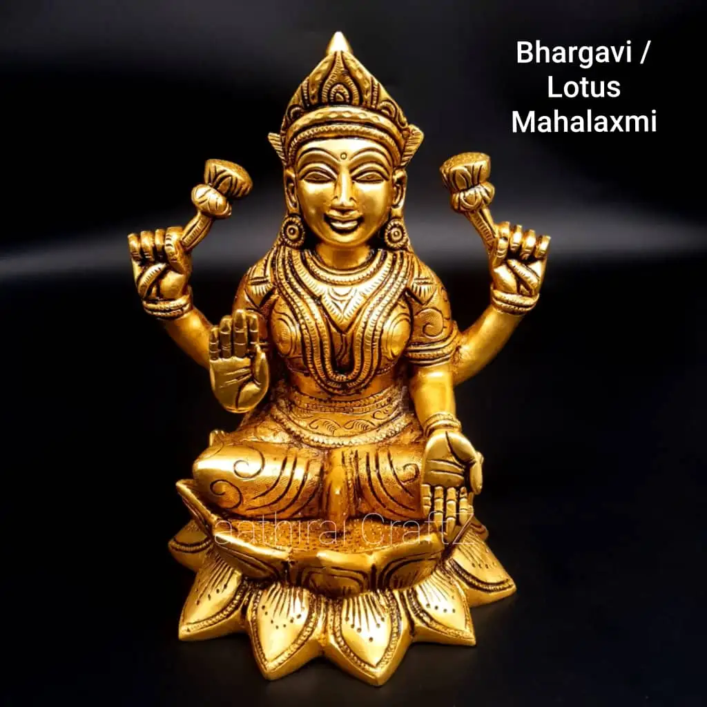 Bhargavi / Lotus Laxmi  Mahalaxmi Statue