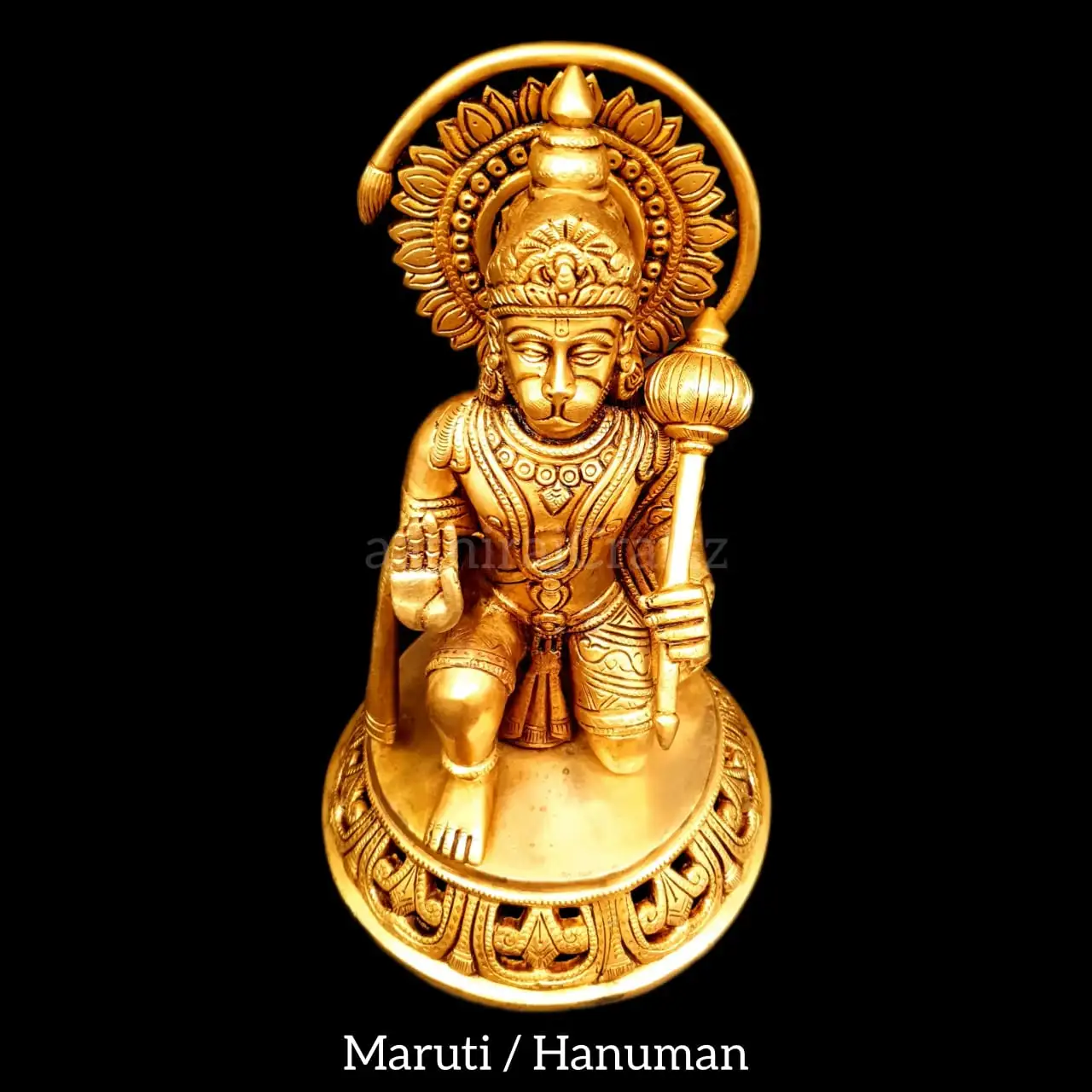 Maruti / Hanuman Brass Statue - secondary