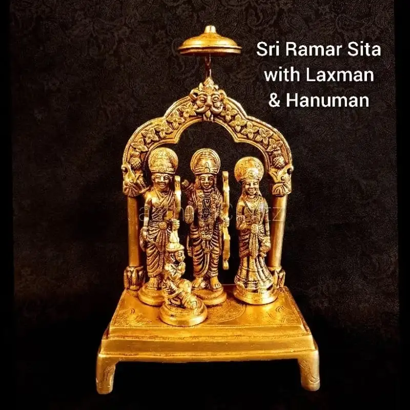 Laxmanar Ramar Seetha with Hanuman  Antique FinishThingal Essentials LLP