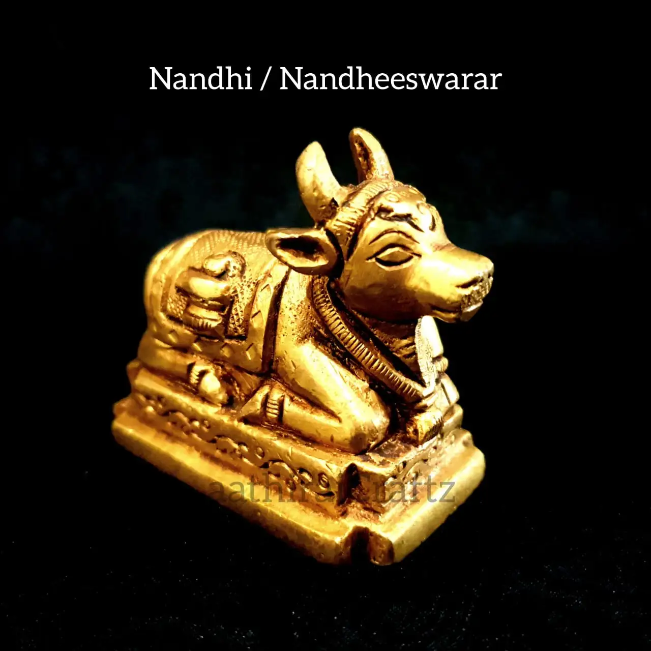Nandhi / Nandheeswarar  Brass Antique Finish - secondary