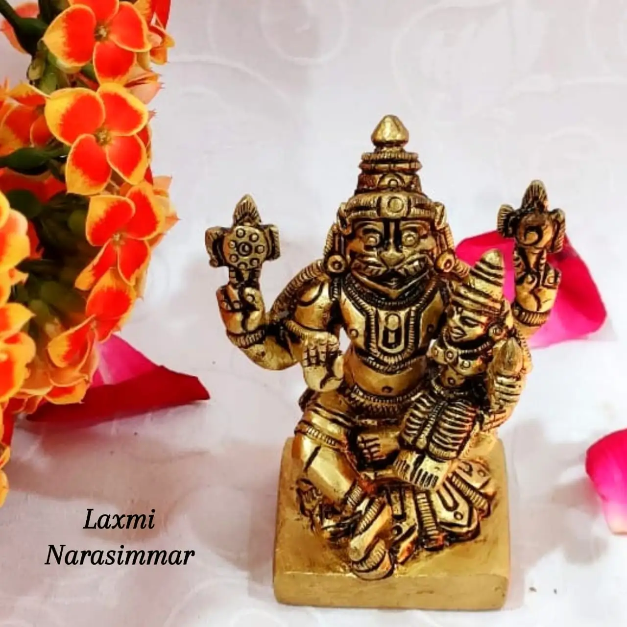 Laxmi narasimmar  Brass Antique Finish - secondary