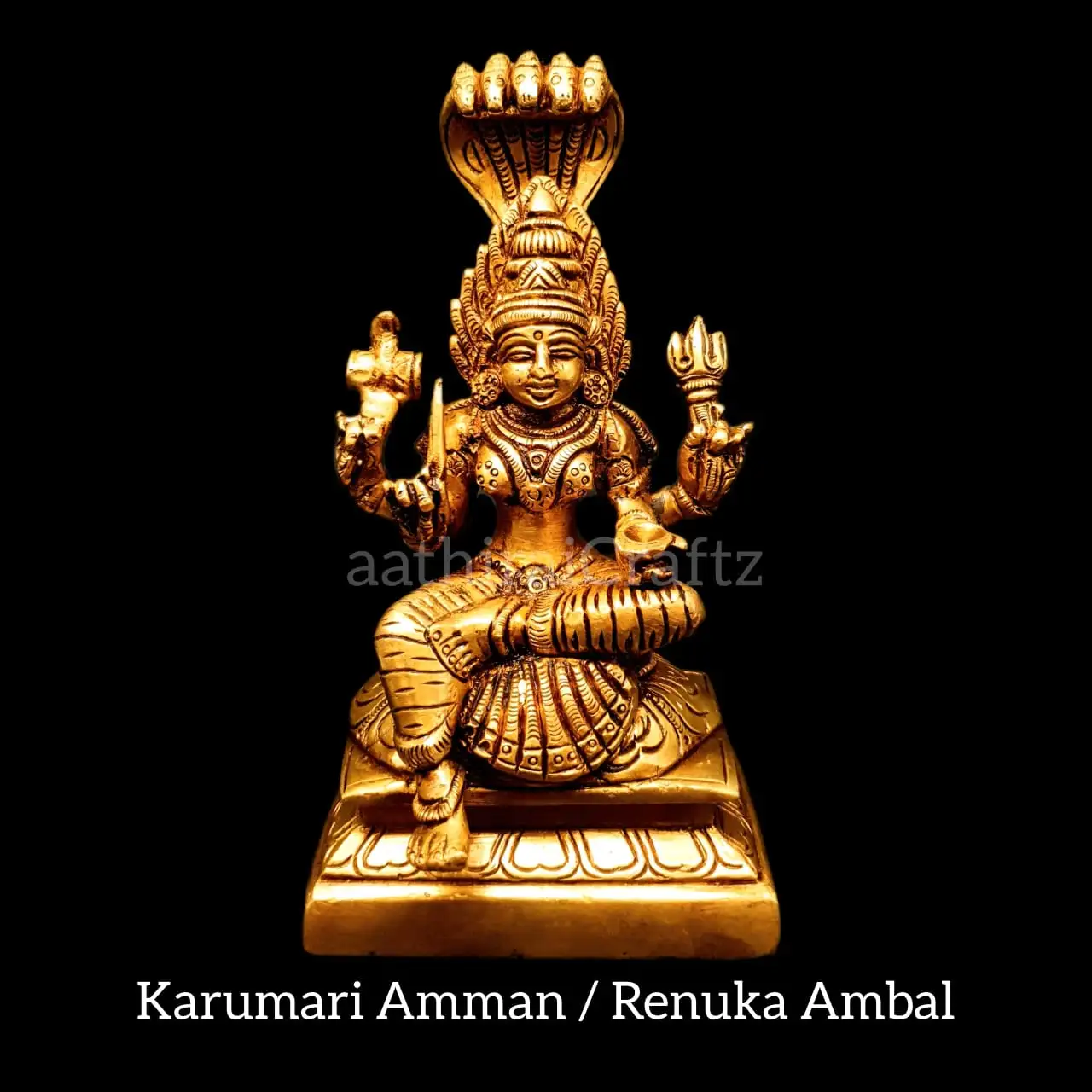 Goddess Karumari Amman Statue / Renuka AmbalThingal Essentials LLP