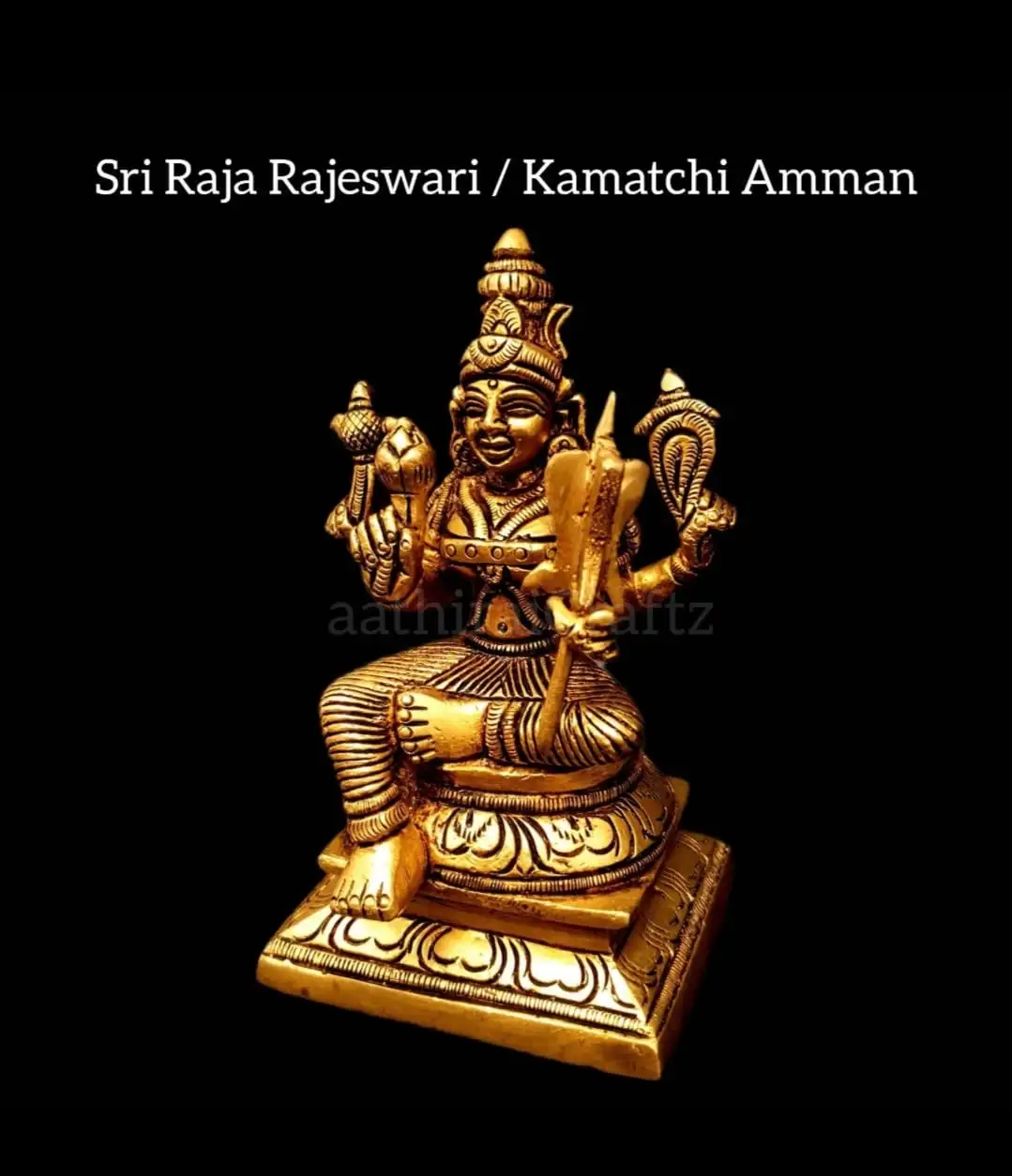Goddess Kamatchi Amman Idol - secondary