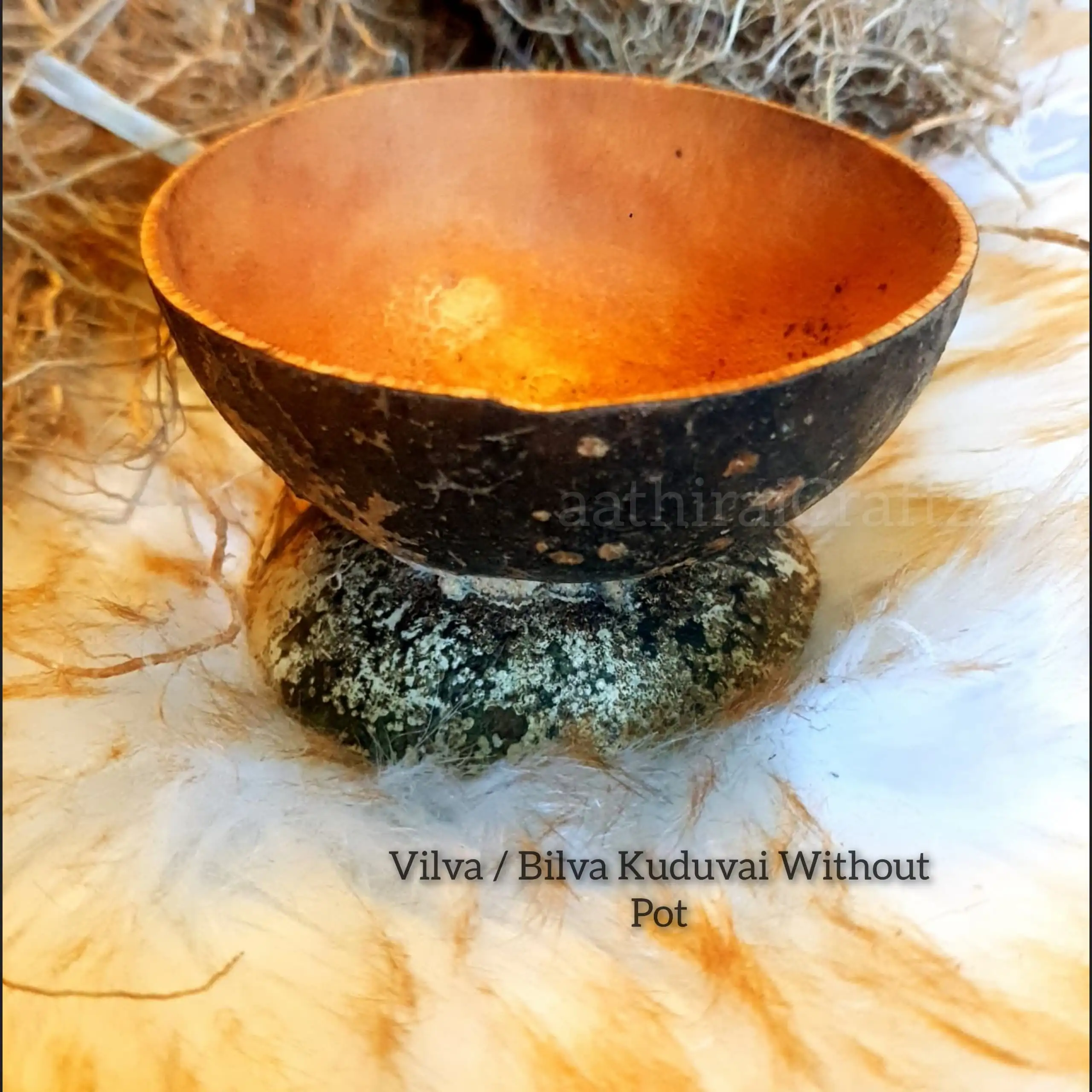 Natural Vilva / Bilva Kuduvai without Lid