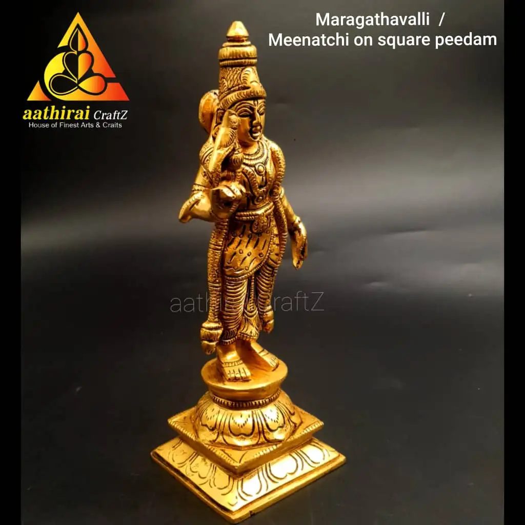 Maragathavalli / Meenatchi On Square Peedam - secondary
