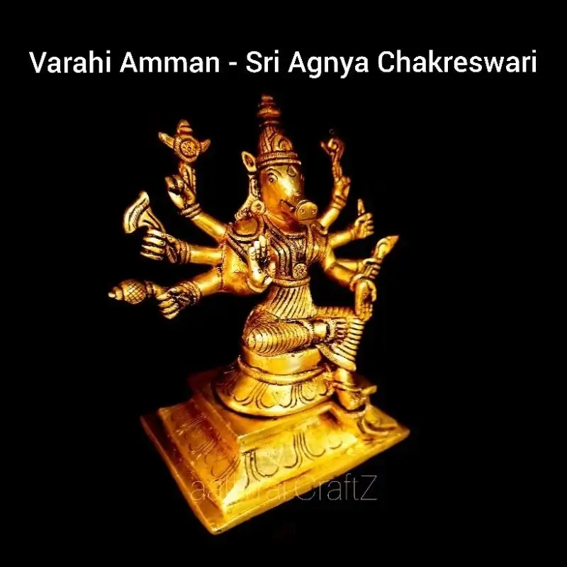Varahi Amman / Barahi Statue Brass Antique Finish - secondary