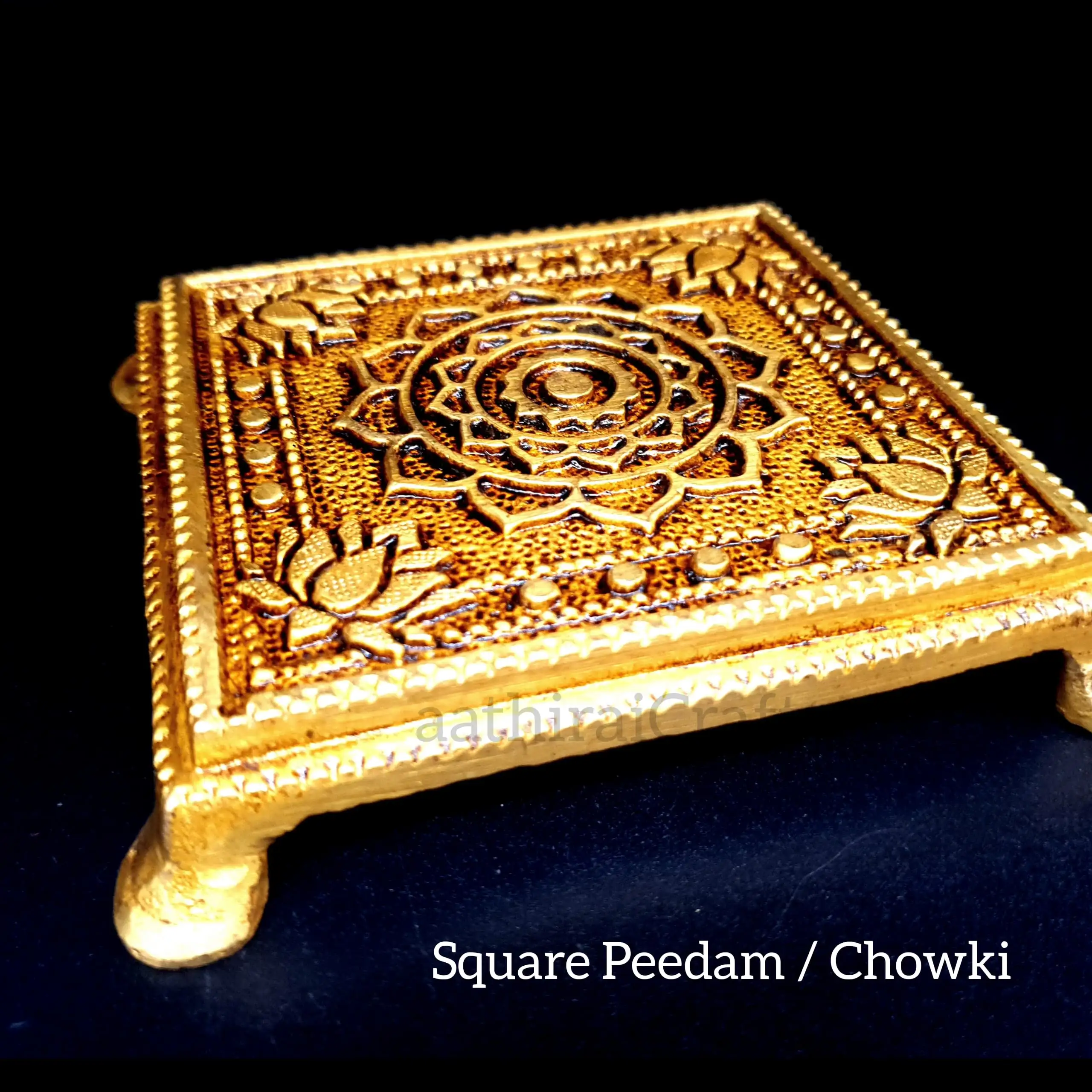 Brass Square Peedam / Brass ChowkiThingal Essentials LLP