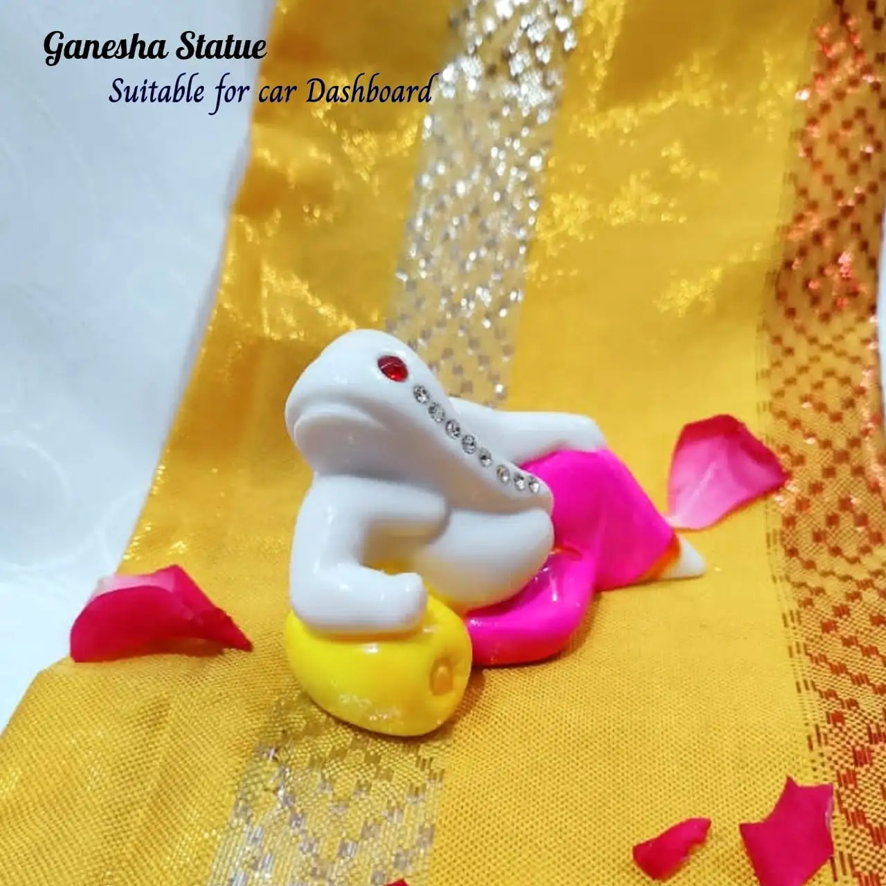 Ganesha on sofa Suitable for Car Dashboard - secondary