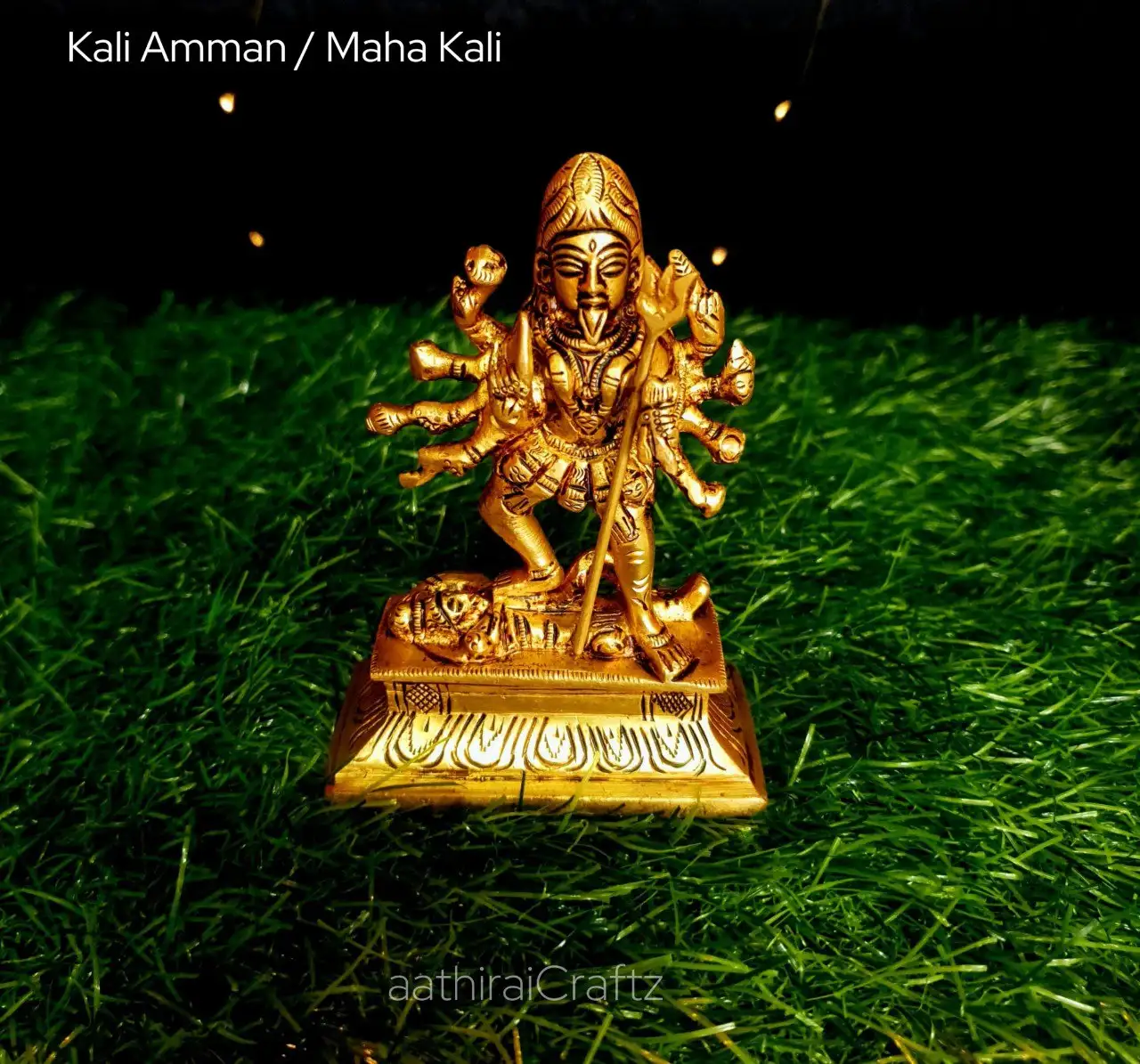 Kali Amman / Mahakali Idol
Brass Antique Finish - secondary