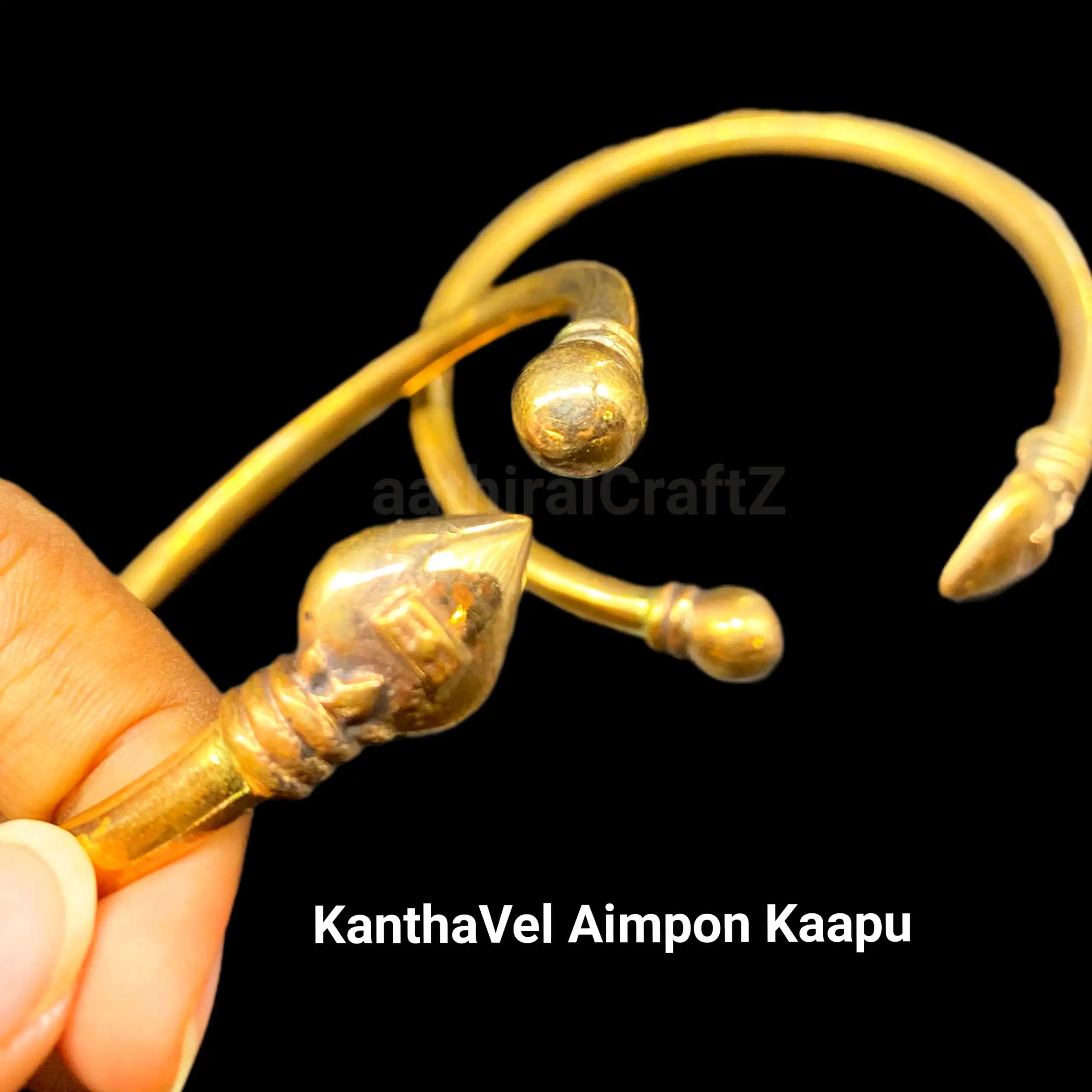 KanthaVel Aimpon Kaapu / Panchalogam BraceletThingal Essentials LLP