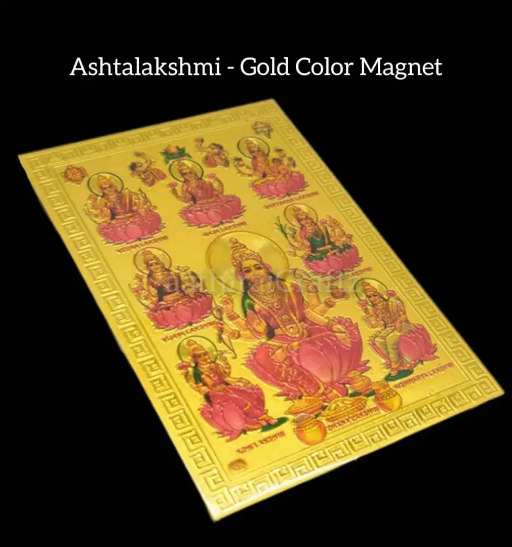 Ashtalakshmi Hindhu Deities Magnet / God Fridge MagnetThingal Essentials LLP