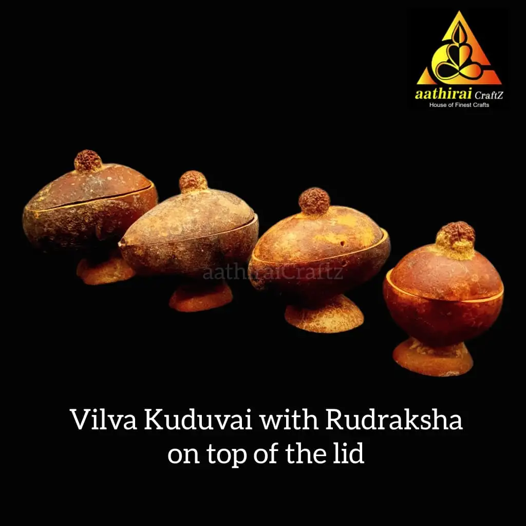 Natural Vilva / Bilva Kuduvai with Lid