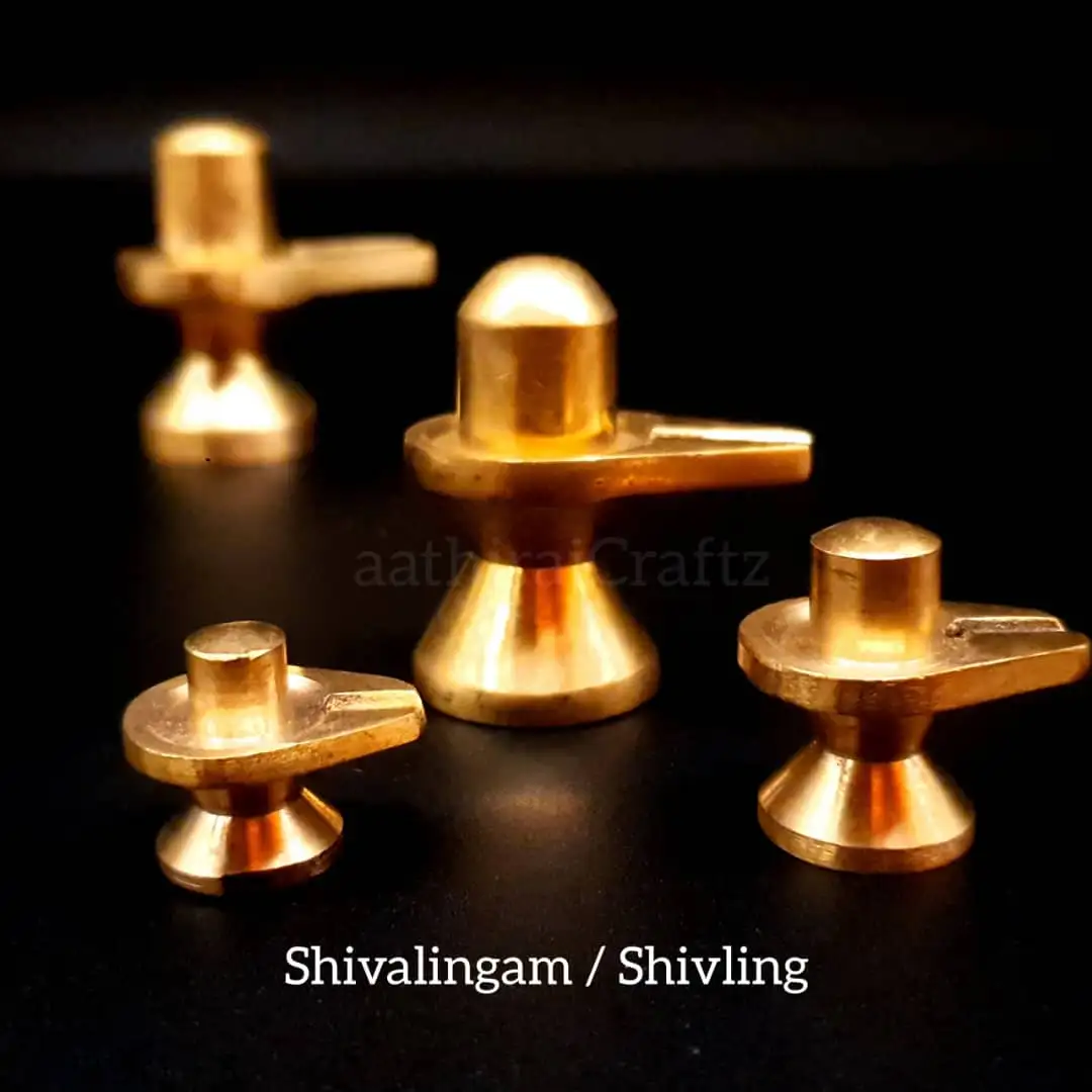 Miniatures Shivalingam / Lingam  Antique Finish - secondary