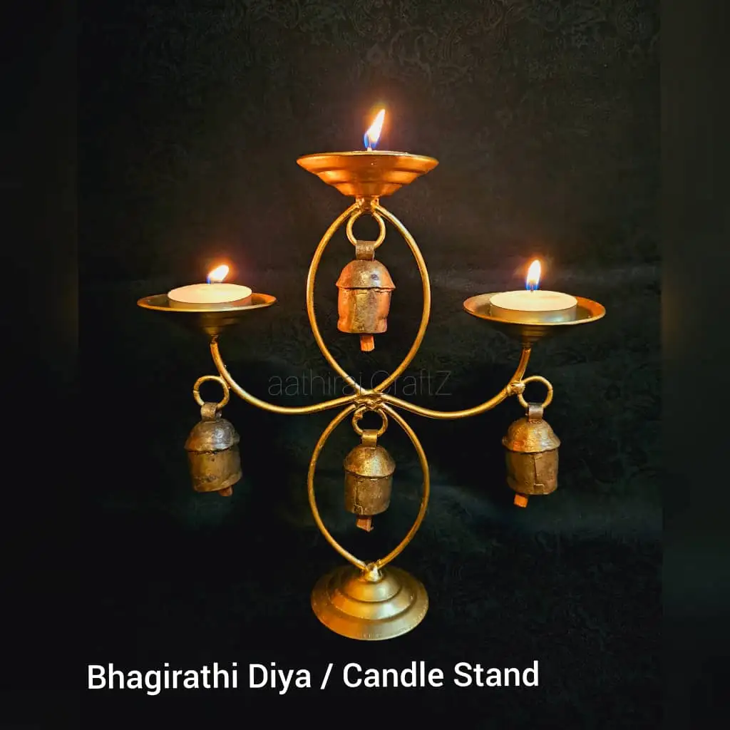 Baghirathi / Bhagirathi - Diya / Candle StandThingal Essentials LLP