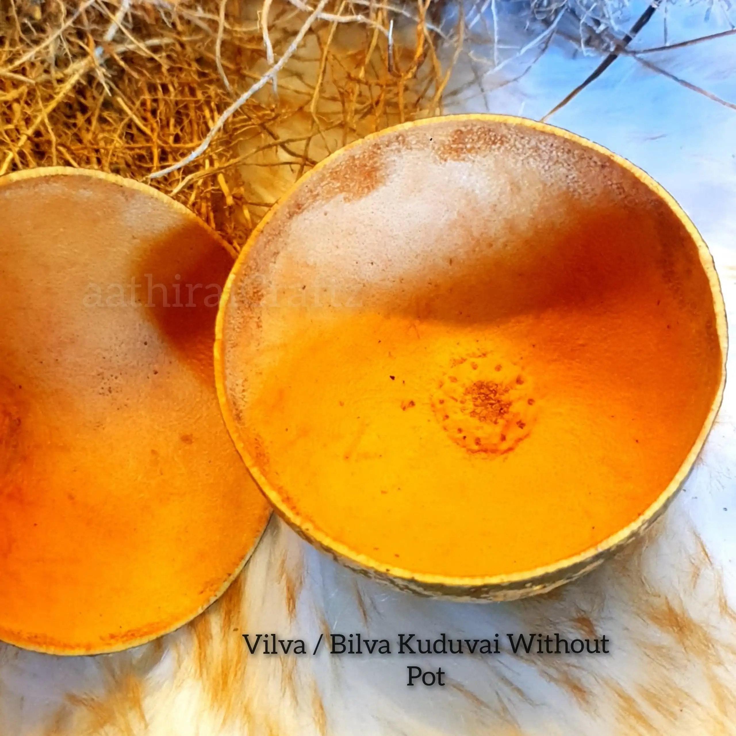 Natural Vilva / Bilva Kuduvai without Lid - secondary