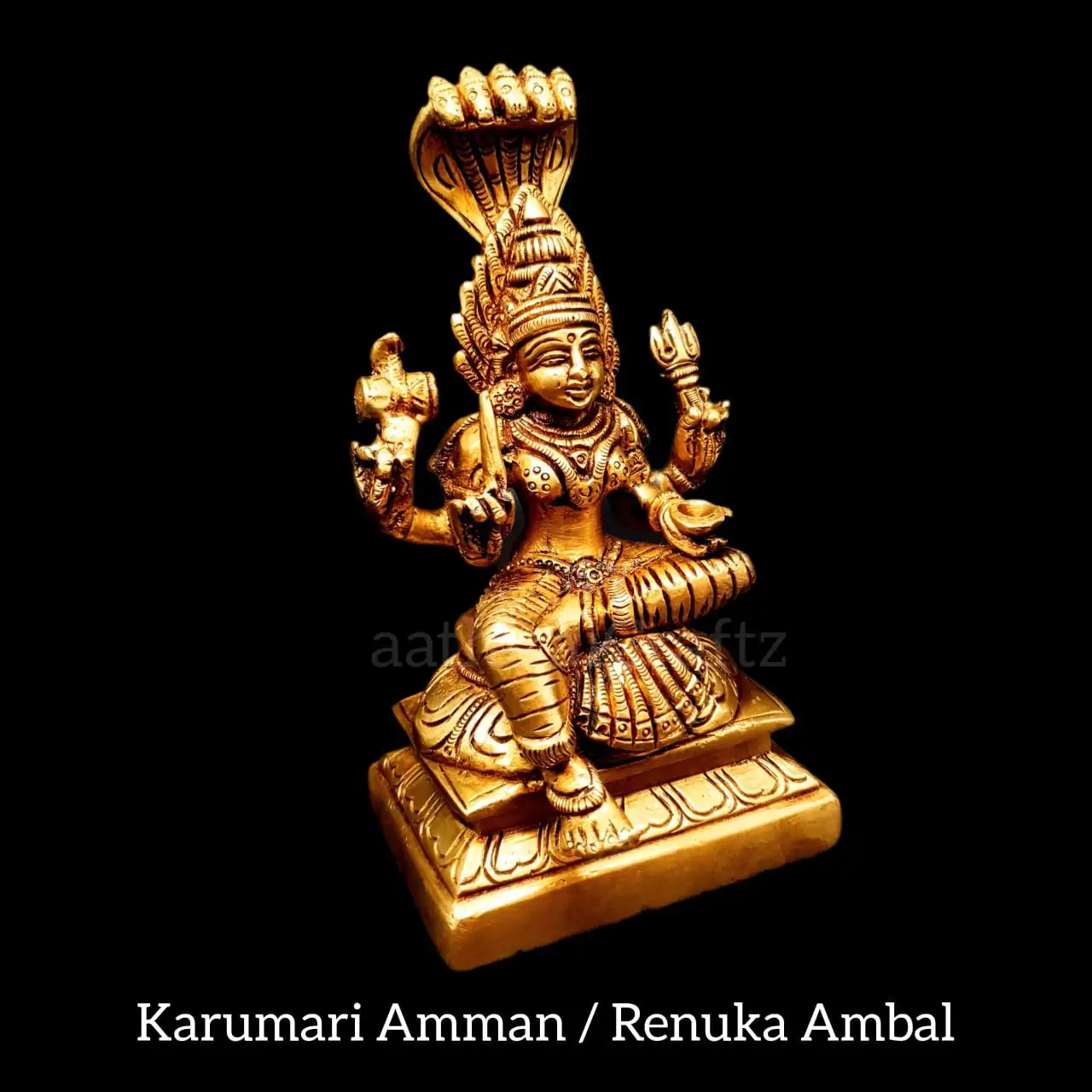 Goddess Karumari Amman Statue / Renuka Ambal - secondary