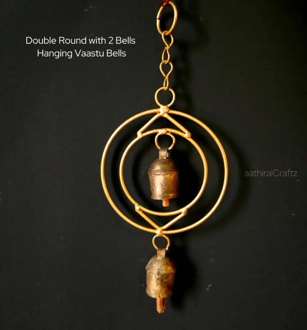 Hanging Vaastu Bells - Double Round DesignThingal Essentials LLP