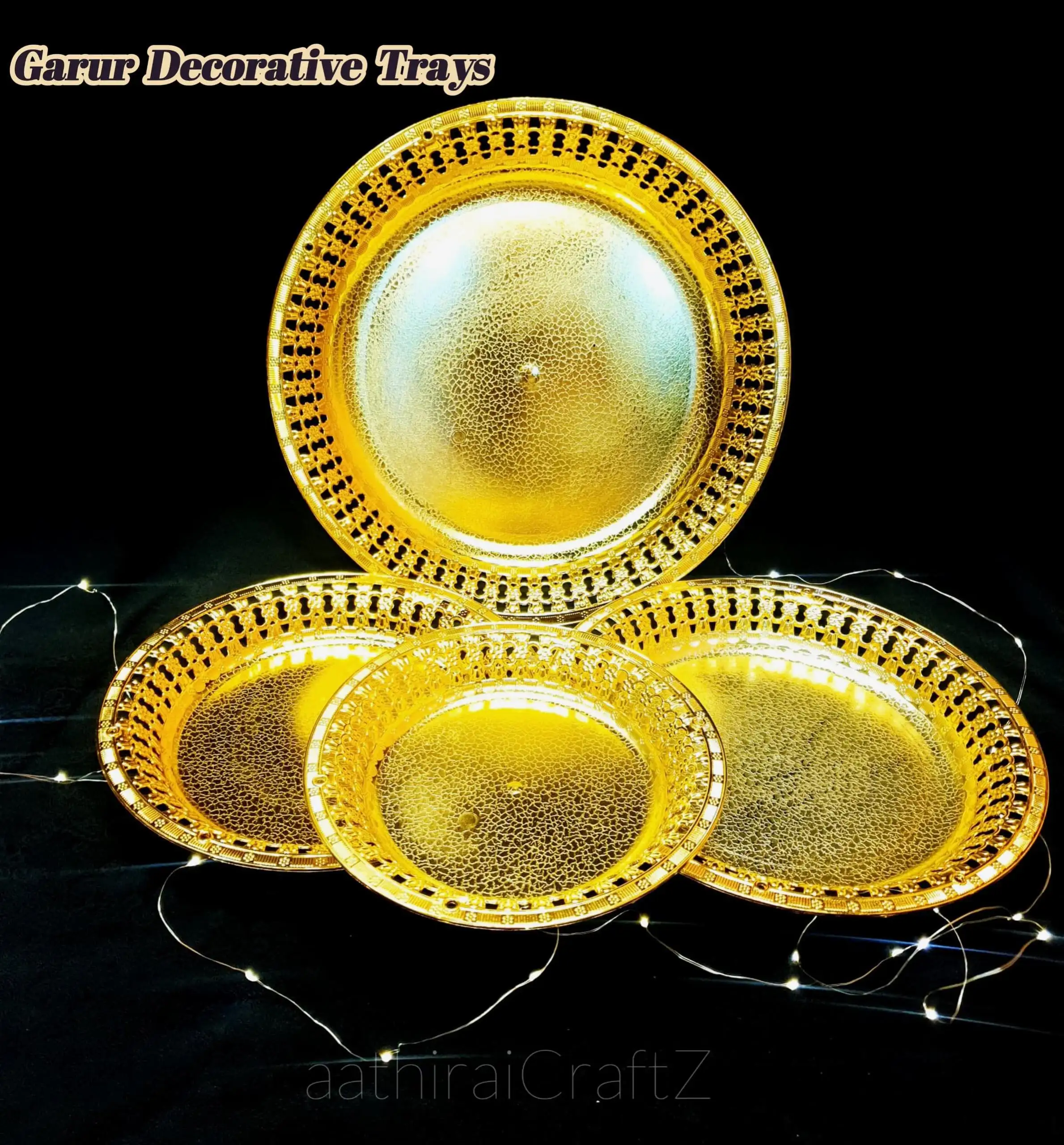 Garur Pooja / Decorative Plates / Pooja Trays - LargeThingal Essentials LLP