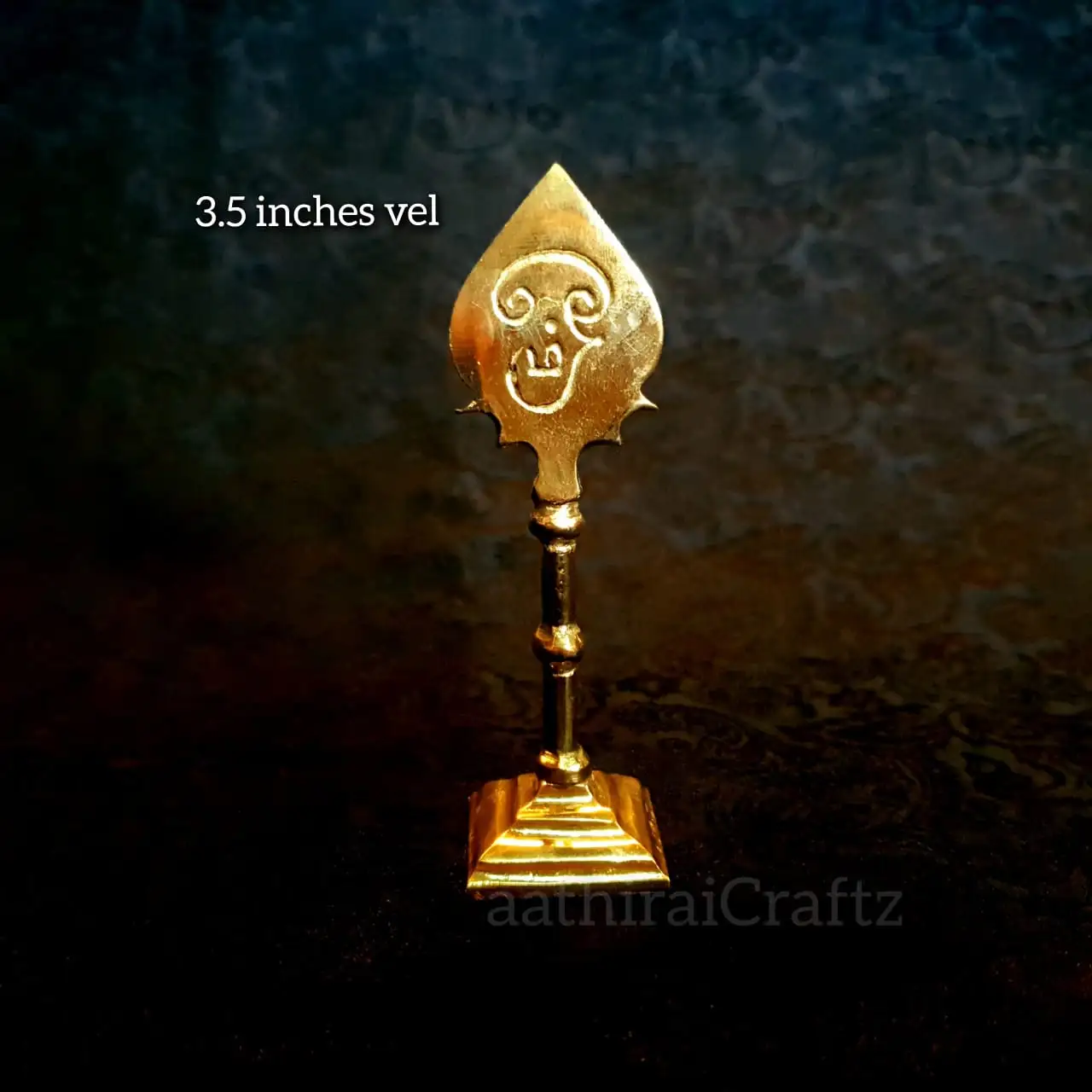 3.5 Inches Vel Brass SculptureThingal Essentials LLP