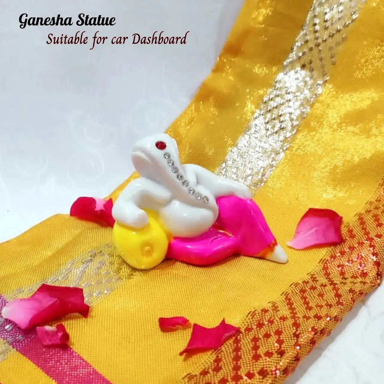 Ganesha on sofa Suitable for Car DashboardThingal Essentials LLP