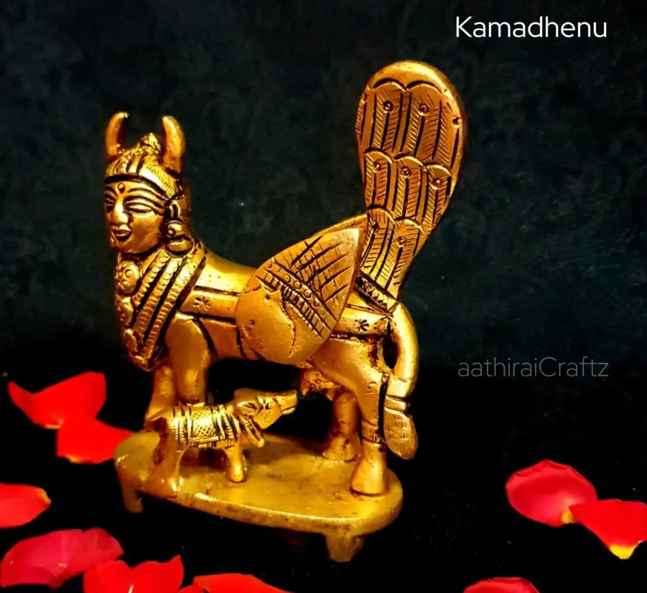 Kamadhenu with Peedam - secondary