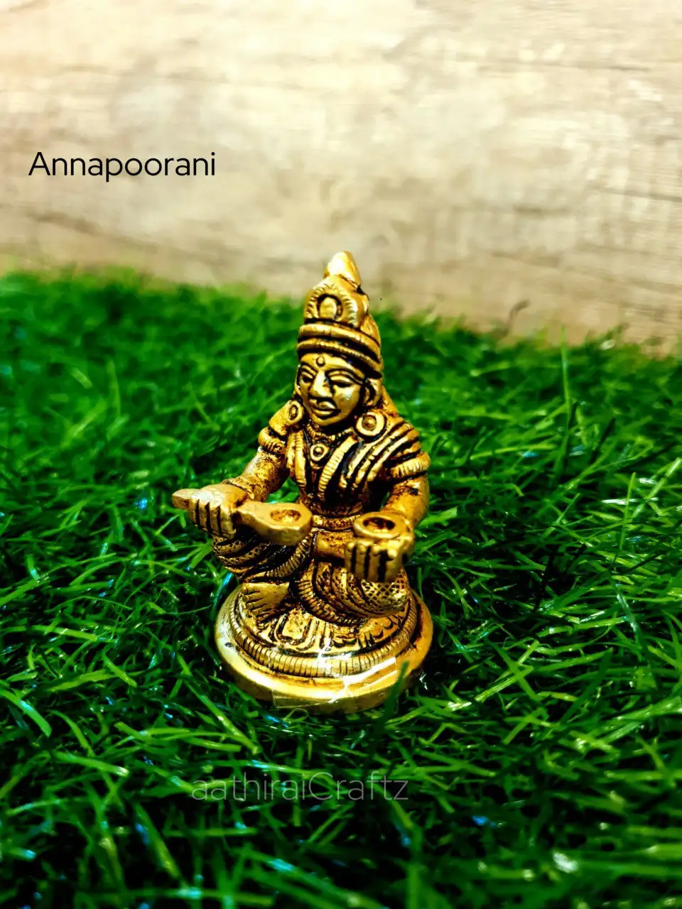 Small Annapoorani Amman Idol
Brass Antique Finish - secondary