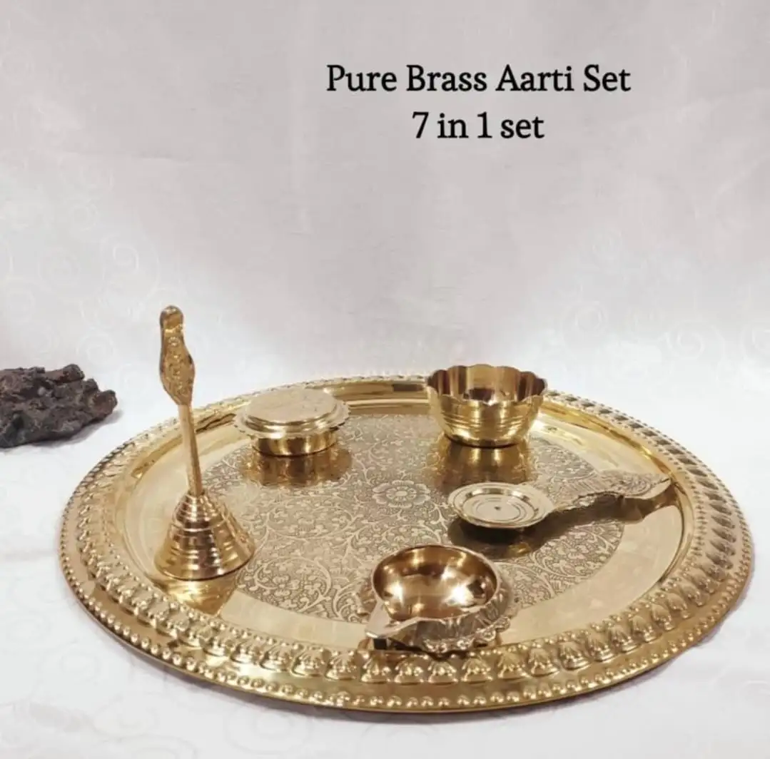Brass Arathi Set   6 in 1Thingal Essentials LLP