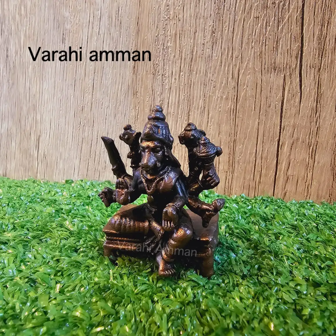 Copper Varahi Amman / Copper Antique Finish - secondary