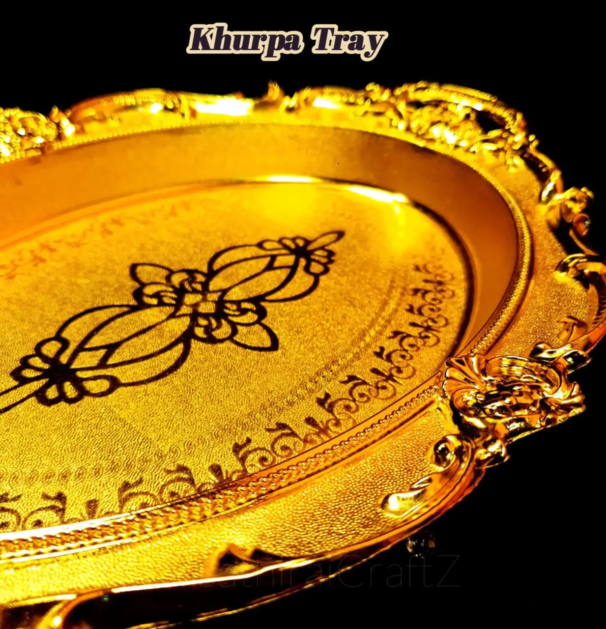 Khurpa Pooja / Decorative Pooja Plates - SmallThingal Essentials LLP