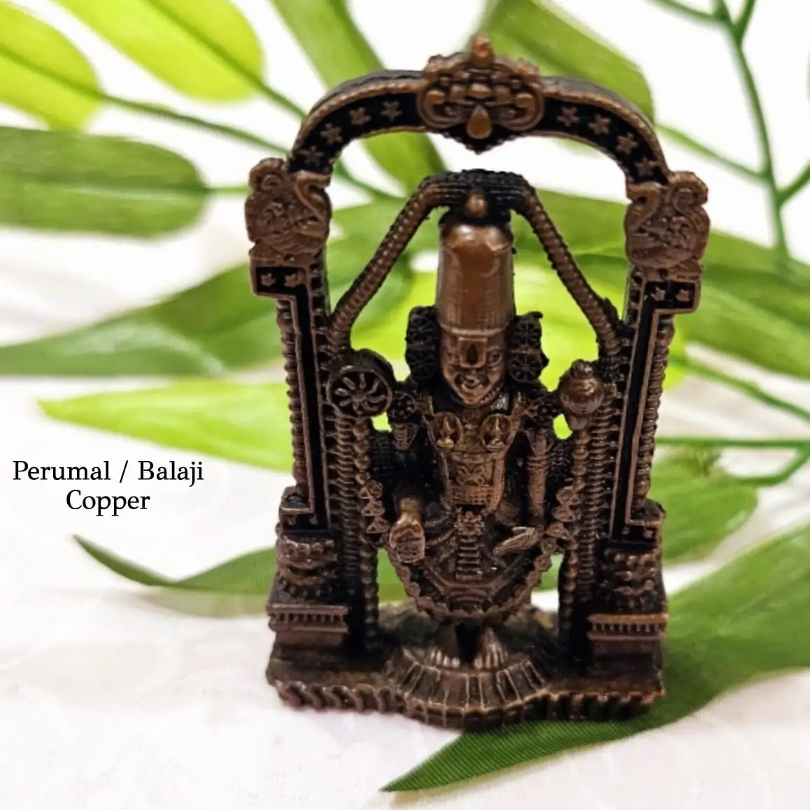 Balaji / Perumal  Copper Antique Finish - secondary