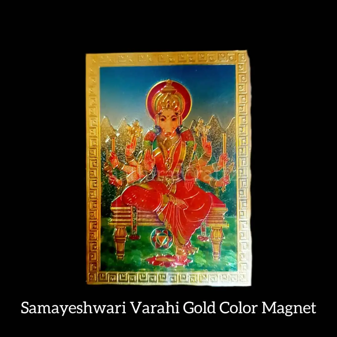Samayeshwari VarahiHindhu Deities Magnet / God Fridge MagnetThingal Essentials LLP