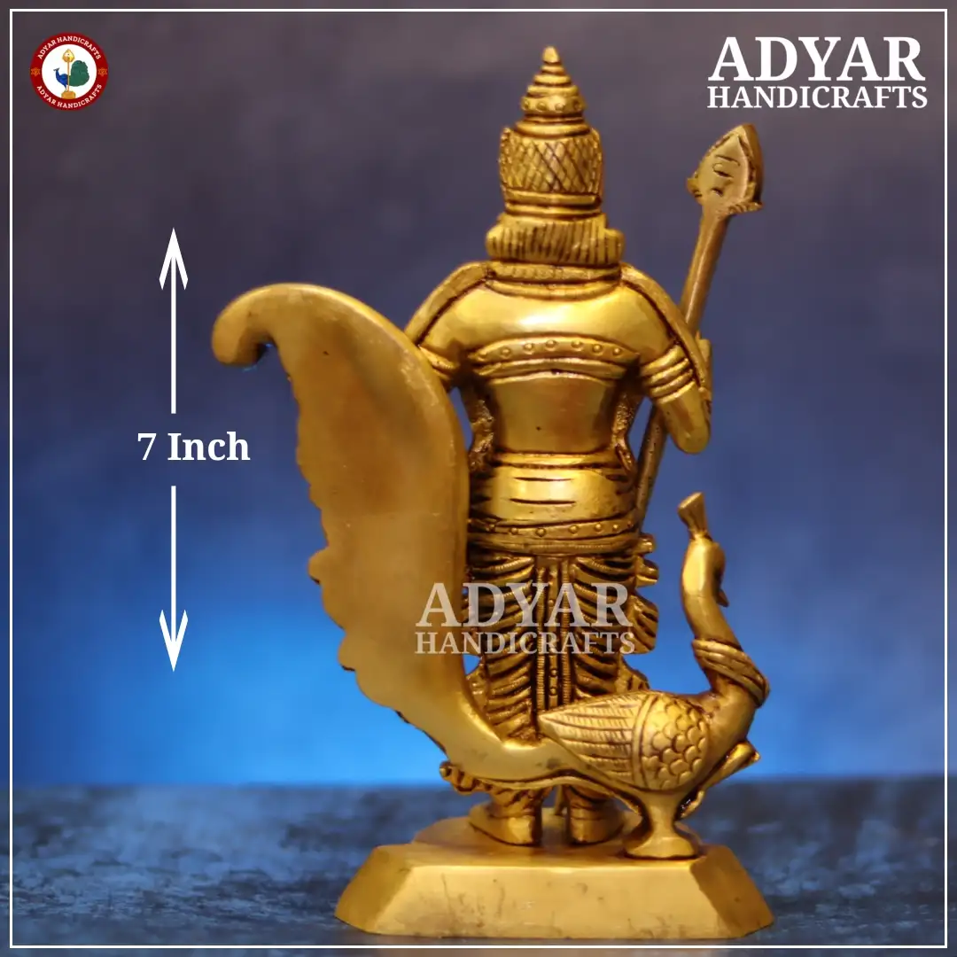 murugan brass idol hover