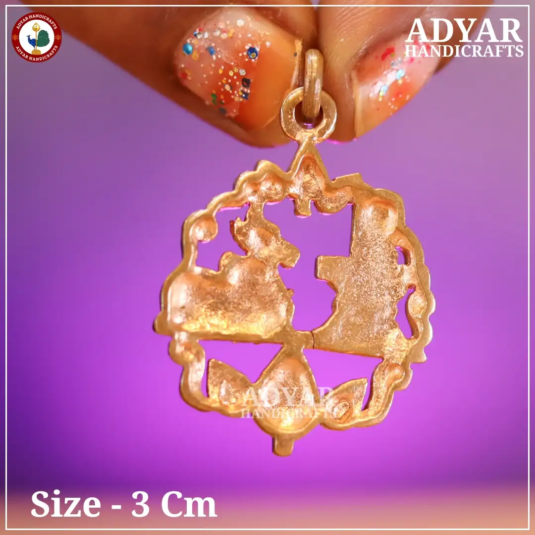 Shivalingam Nandi Vilvam Pendent hover
