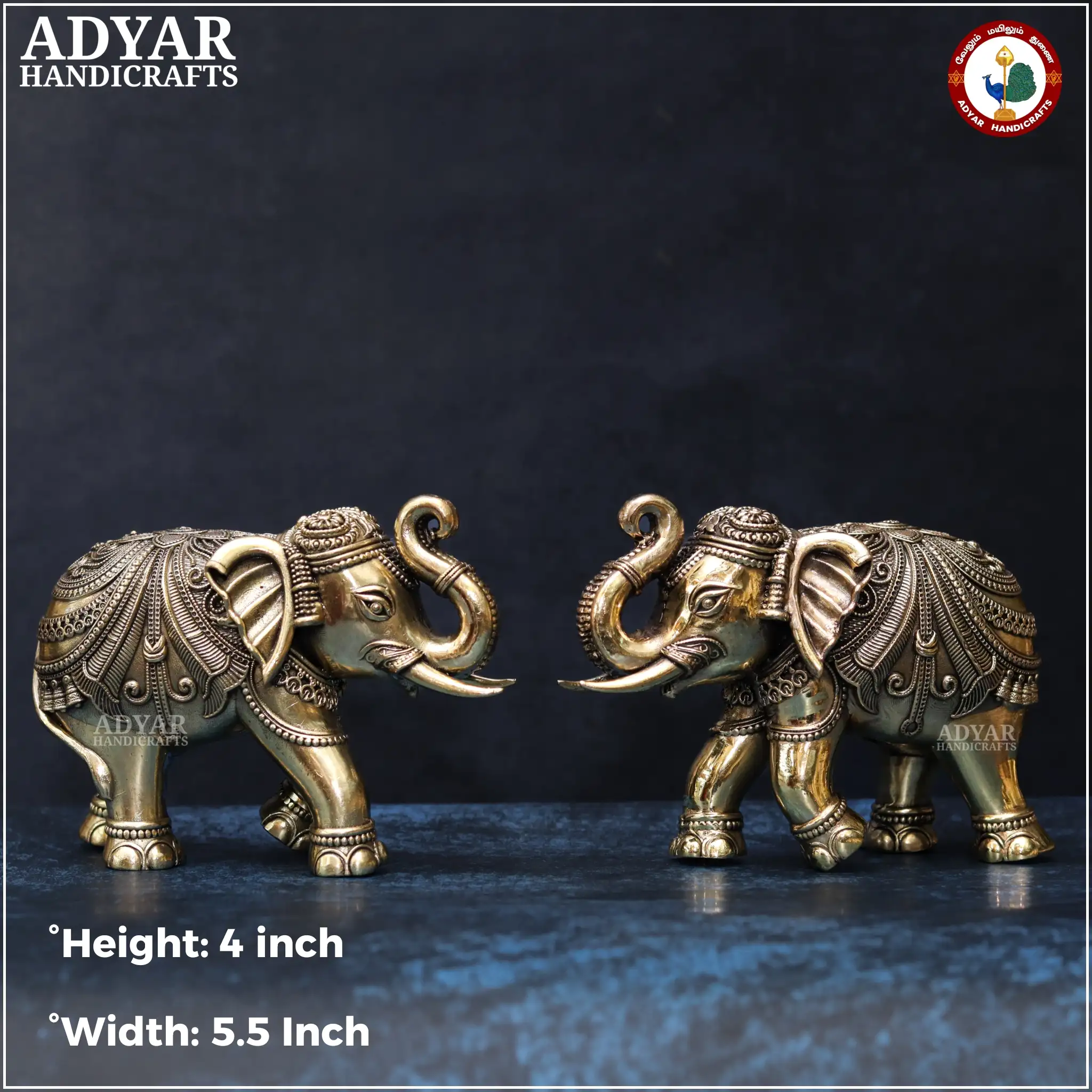 Elephant Pair (Lite Weight Model)