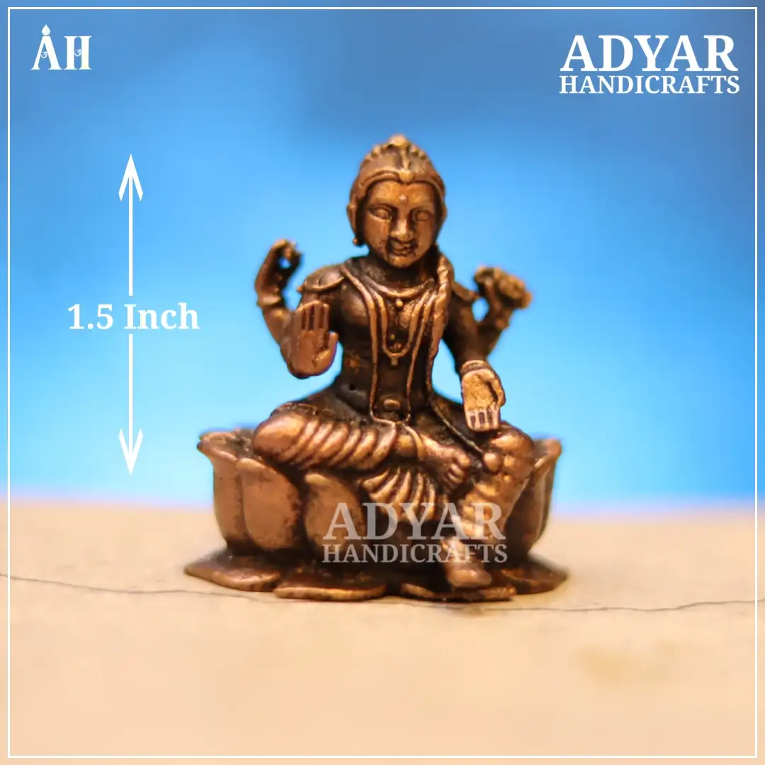 Exquisite 1.5 Inch Balambigai Copper Idol – Handcrafted Temple Art