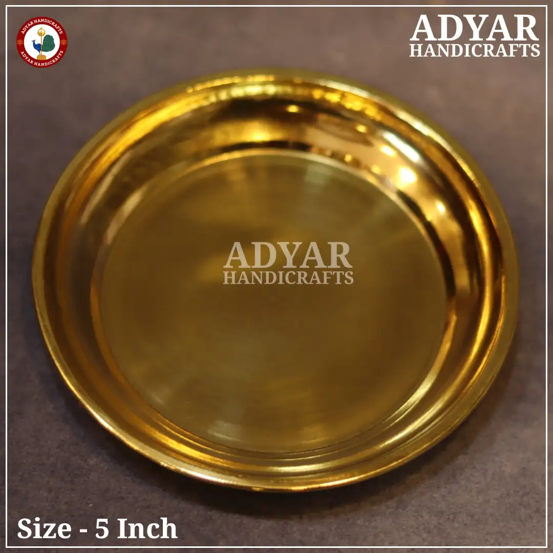 No.7 Brass Plain Plate hover