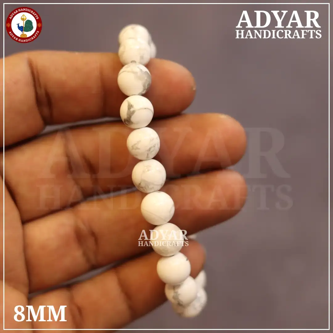 Howlite Crystal Bracelet hover