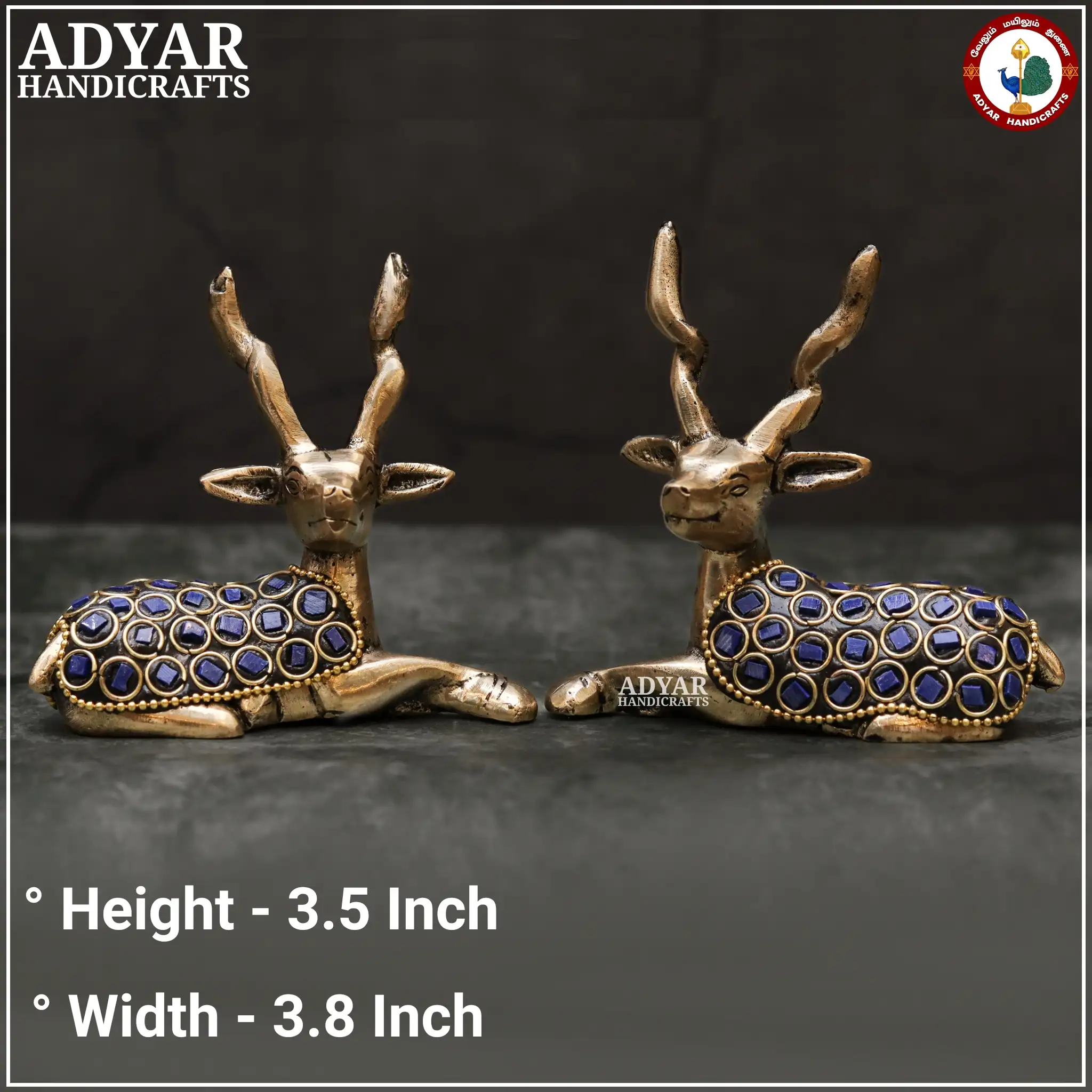 Deer Decor Idol (Blue)