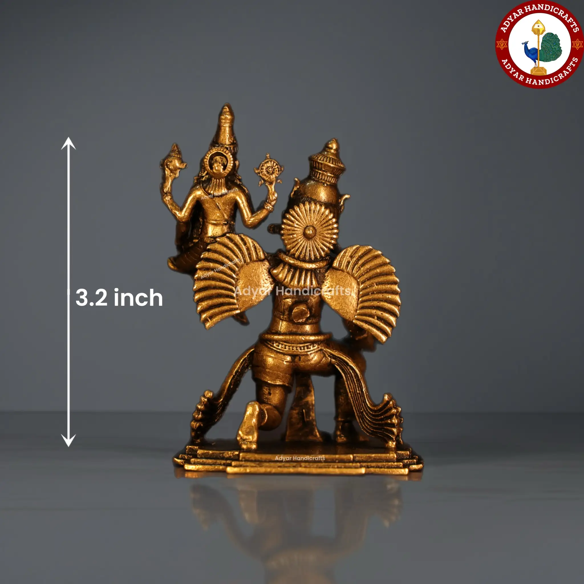 Vishnu Lakshmi On Garuda - secondary