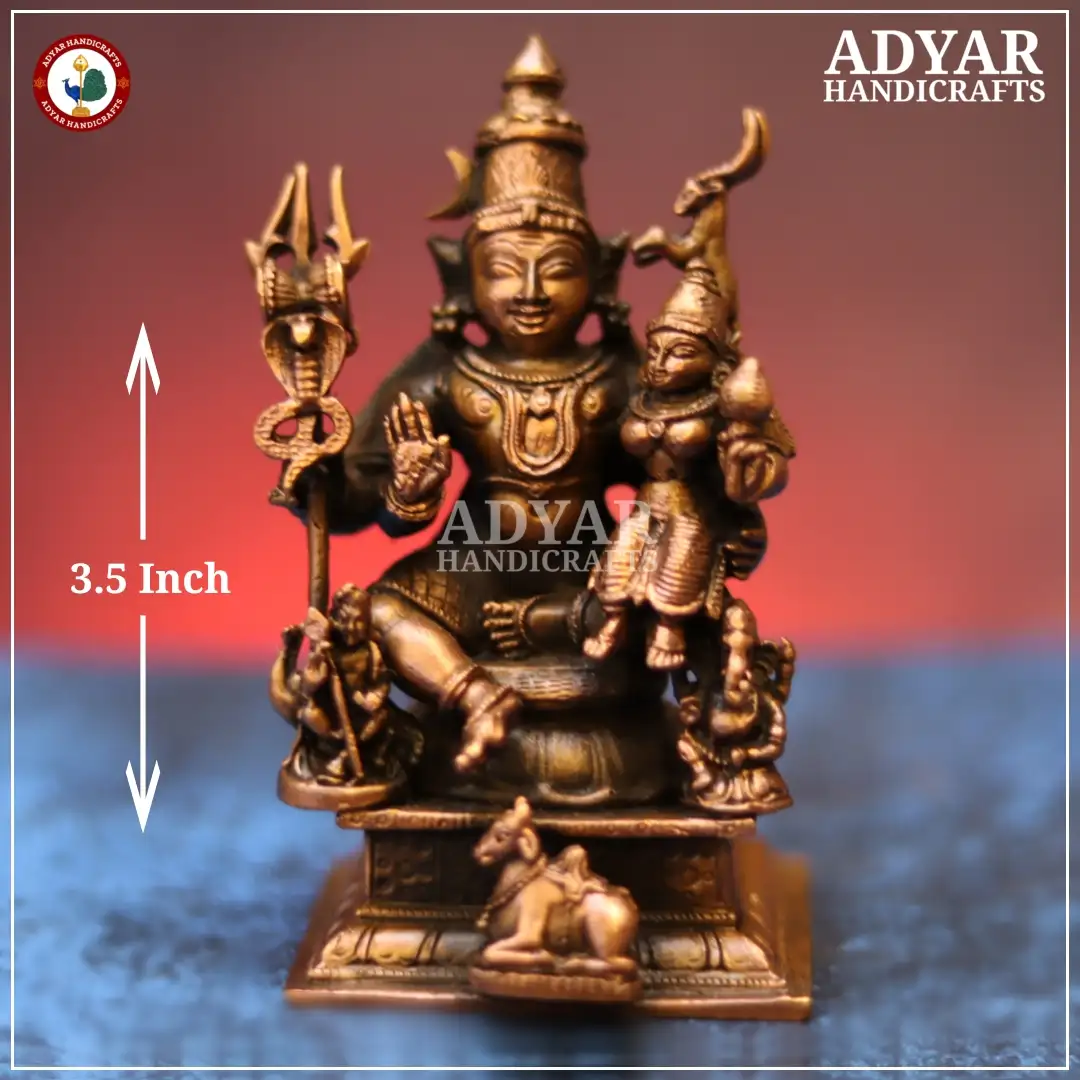 Shivan Family Copper Idol