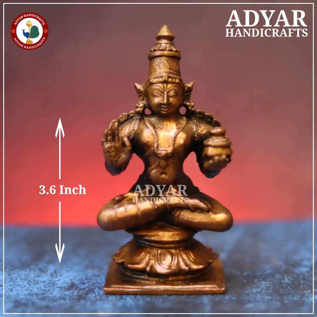 Dhanvanthri Copper Idol