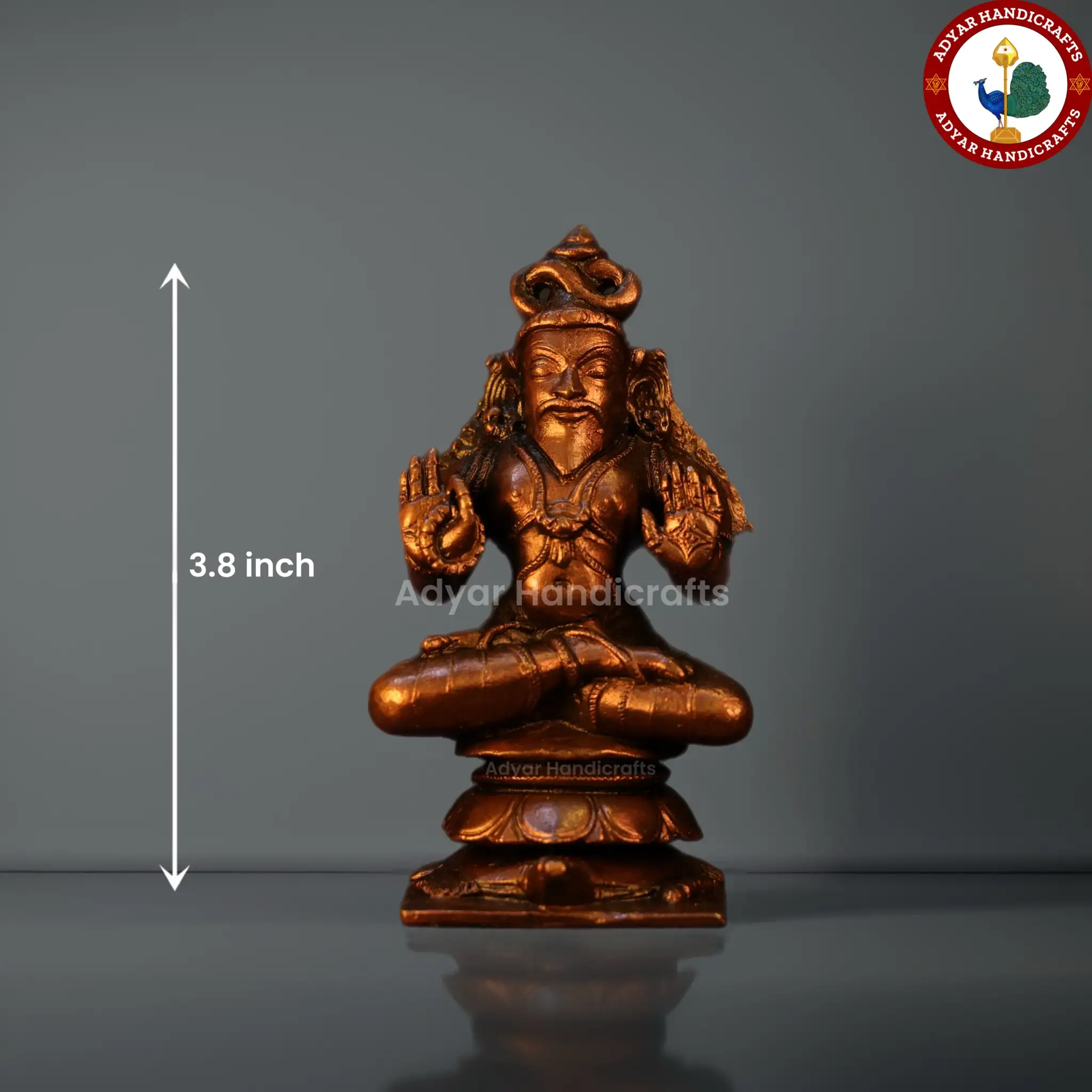Veda Vyasa Copper IdolAdyar Handicrafts