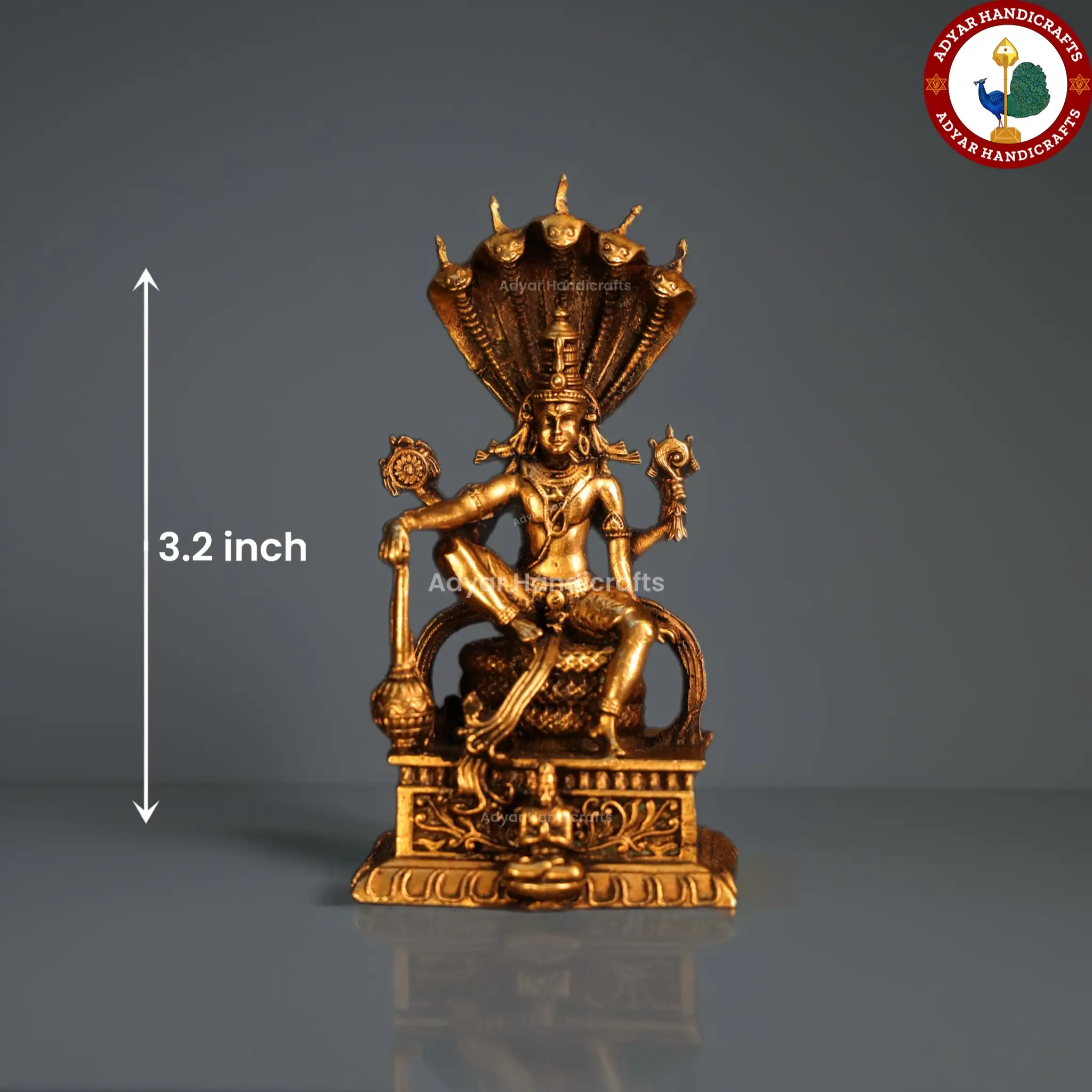Vishnu Brass Idol