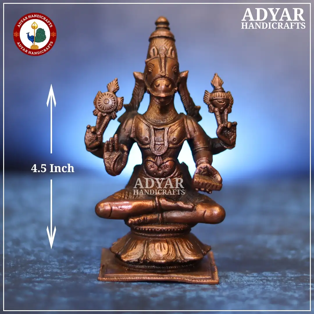 Hayagrivar Copper IdolAdyarhandicrafts