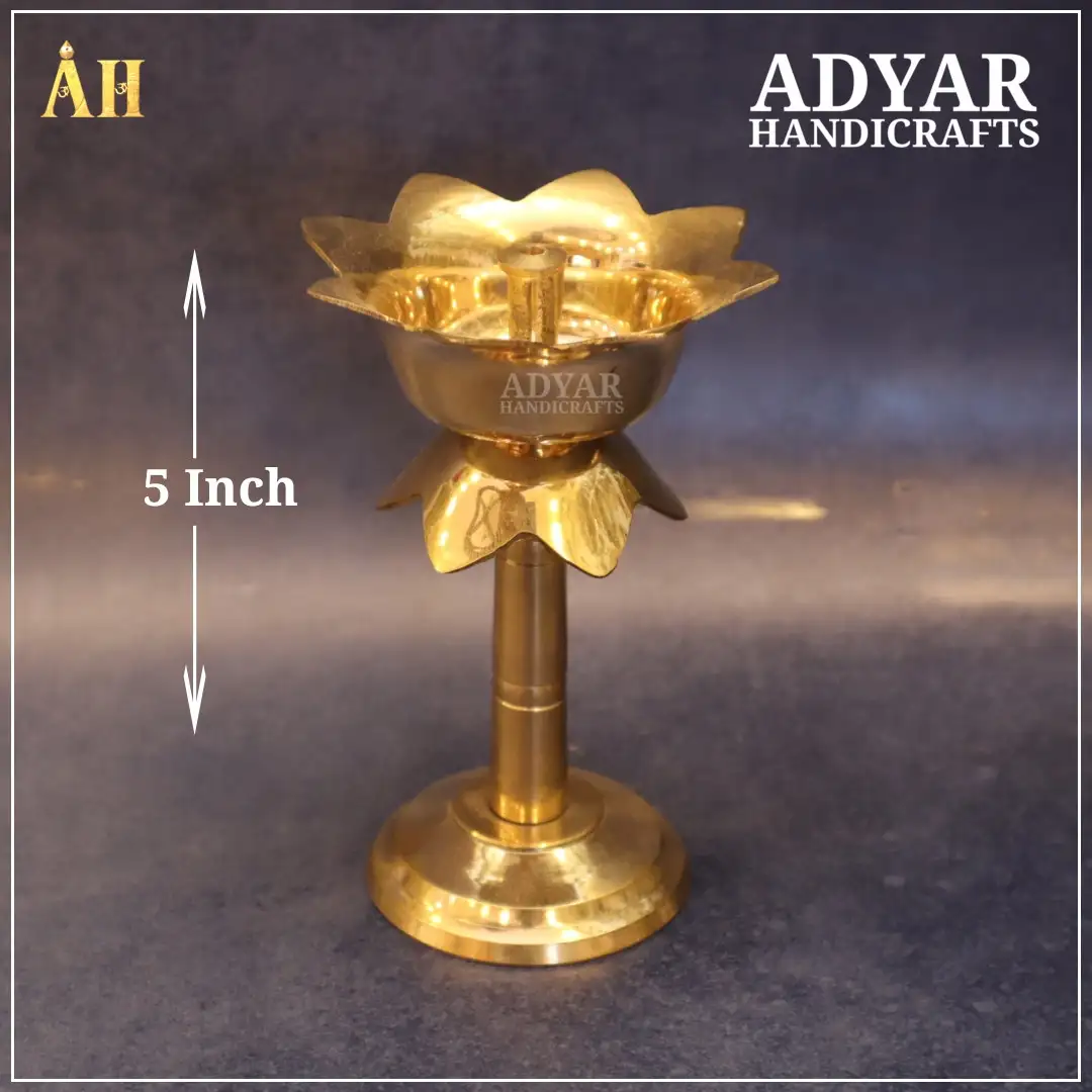 5 Inch Pyali Deepam Brass