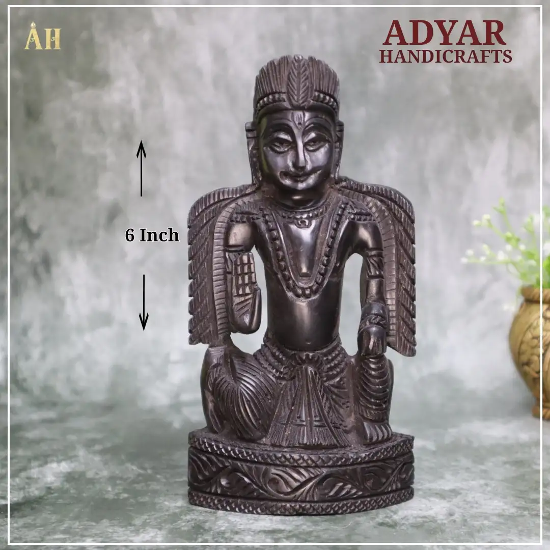 ORIGINAL KARUNGALI WOOD KARUDAZHVAR 6 INCH