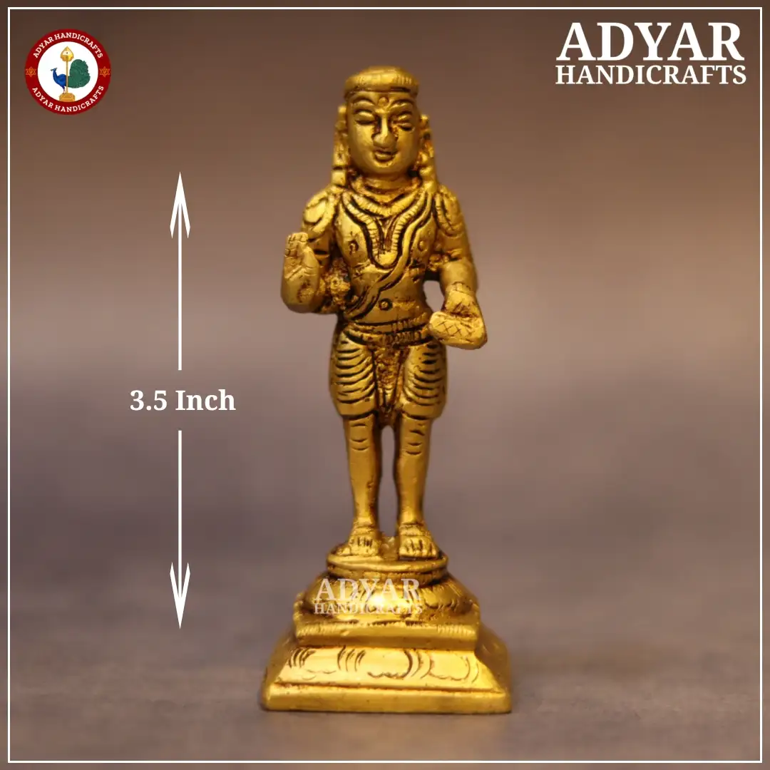 Manickavasagar Brass Idol hover